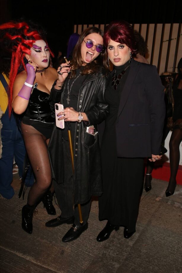 Charlotte Lawrence - With Andrew Watt attending Vas Morgan's Halloween party in West Hollywood
