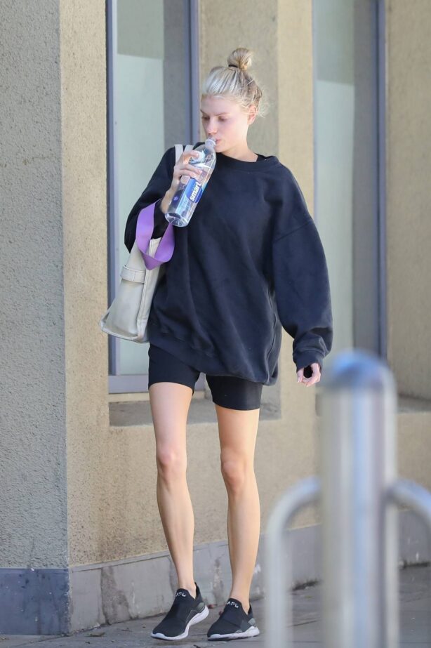 Charlotte McKinney - Seen after yoga class in Santa Monica