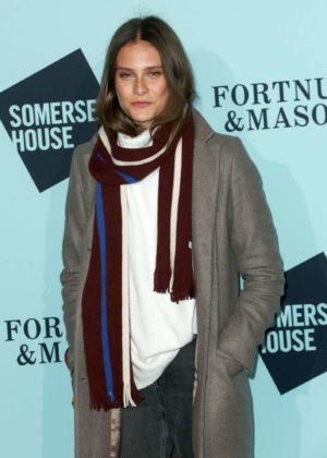 Charlotte Wiggins - Skate at Somerset House Lunch Party in London