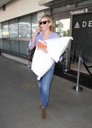 Chelsea Hander in Jeans at LAX Airport in Los Angeles
