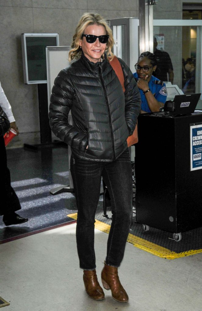 Chelsea Handler at LAX airport in Los Angeles