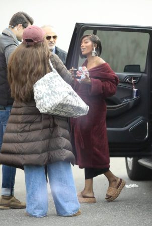Chelsea Lazkani - Seen at the Oppenheim Group office for a 'Selling Sunset' taping in West Holywood