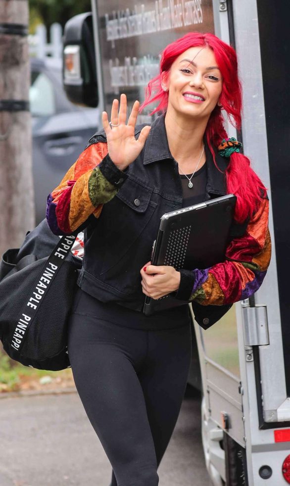 Chelsee Healey - Arrives for rehearsals for the 2019 series of Strictly Come Dancing in London