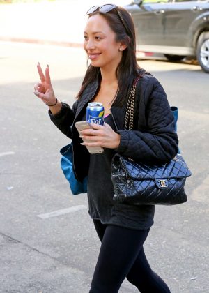 Cheryl Burke - Arrives at 'Dancing With The Stars' Rehearsals in LA