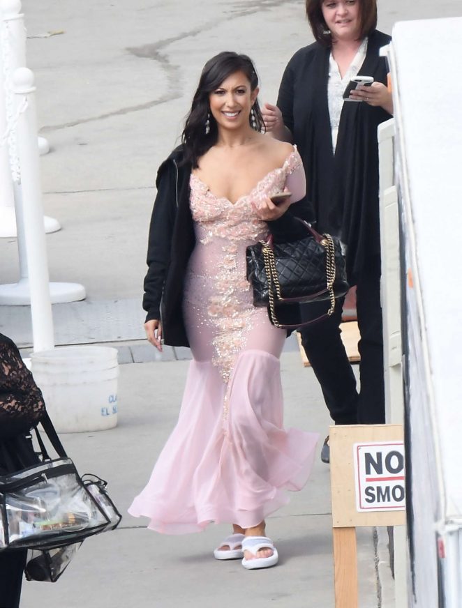 Cheryl Burke - Filming 'Dancing with the Stars' in Los Angeles