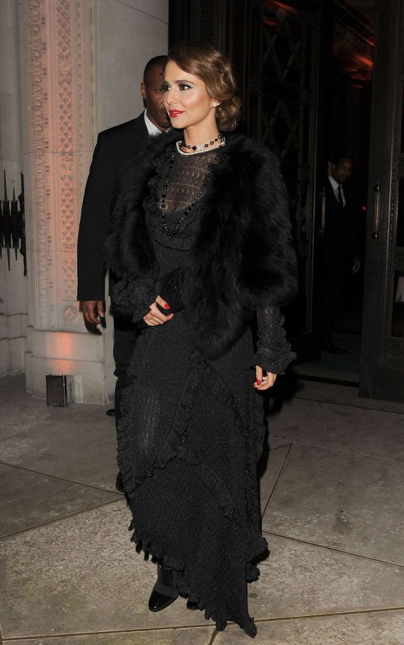 Cheryl Cole - Leaving the Freemasons Hall in Covent Garden