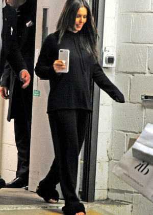 Cheryl Fernandez-Versini in Black outfit in London