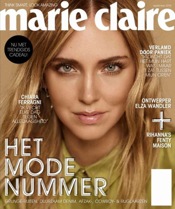 Chiara Ferragni - Marie Claire Magazine Netherlands - September 2019