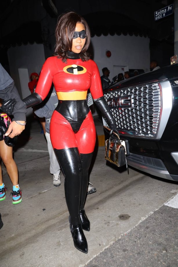 Chloe Bailey - Wears as Mrs. Incredible at Highlight Room Halloween Party in West Hollywood