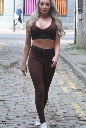 Chloe Crowhurst - Out for a stroll in Manchester City
