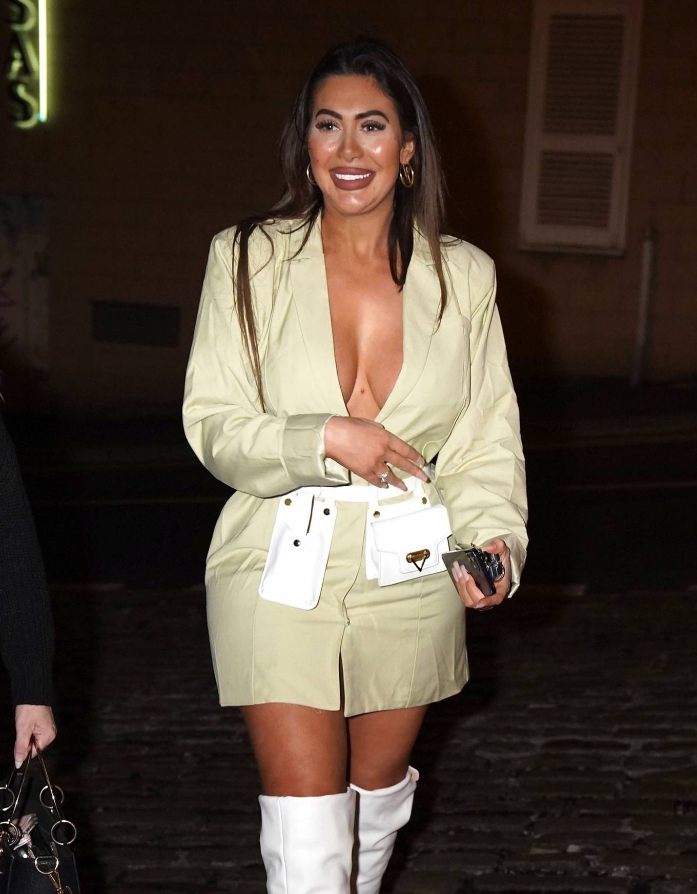 Chloe Ferry 2022 : Chloe Ferry - Night out for dinner at Rio Brazilian Stea...