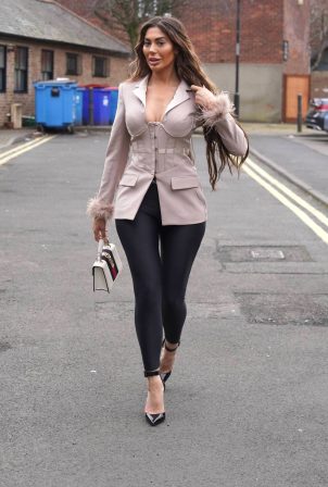 Chloe Ferry - With her Mum Liz for a Mother's Day Meal out in Tynemouth