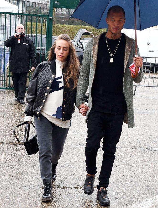 Chloe Green and Jeremy Meeks out in Paris