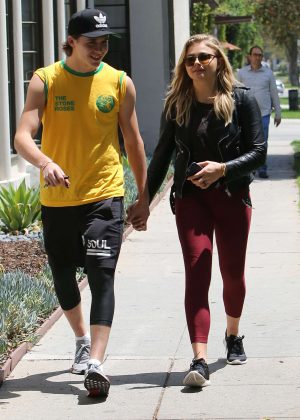 Chloe Moretz and Brooklyn Beckham Out for Lunch in Beverly Hills