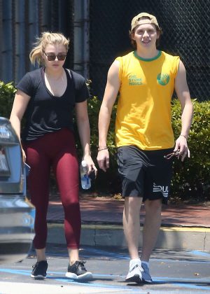 Chloe Moretz and Brooklyn Beckham out in Los Angeles