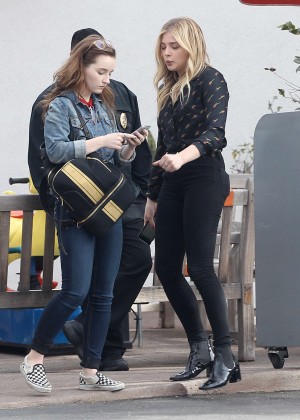 Chloe Moretz and Kaitlyn Dever - Out for lunch in Los Angeles