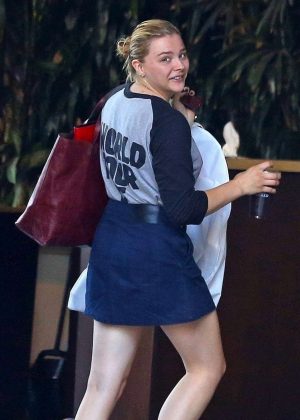 Chloe Moretz - Arrives at The Four Seasons in Beverly Hills