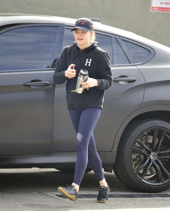 Chloe Moretz - Arriving for a workout in West Hollywood
