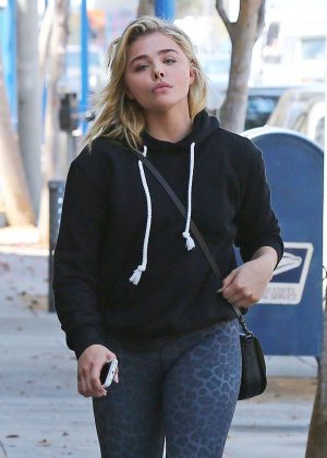 Chloe Moretz at a Pilates Class in West Hollywood