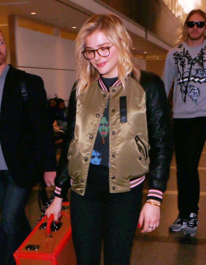 Chloe Moretz at LAX Airport in Los Angeles