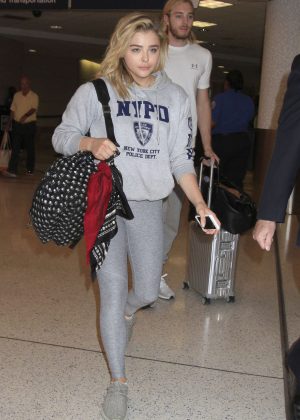 Chloe Moretz at LAX airport in Los Angeles