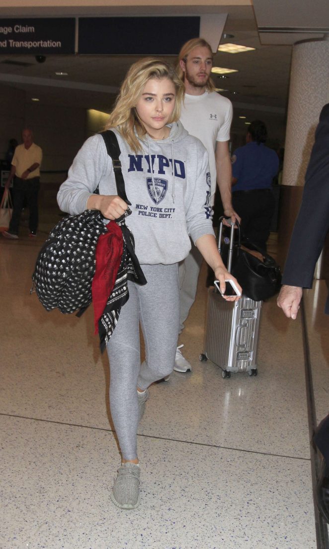 Chloe Moretz at LAX airport in Los Angeles