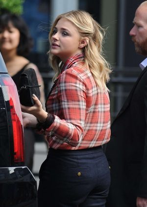 Chloe Moretz at the Launch of Coach The Fragrance Michelson Studio in NY