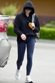 Chloe Moretz in Leggings - Out in Los Angeles