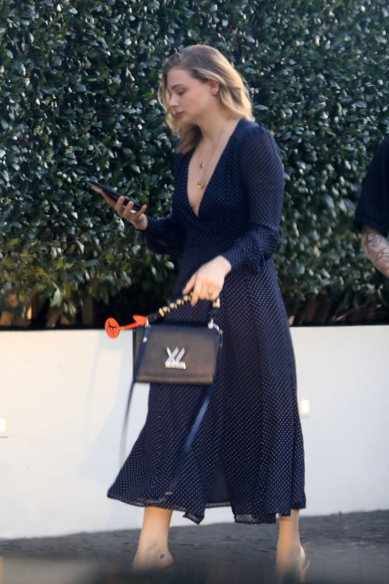 Chloe Moretz in Long Dress - Out with her brother in Hollywood