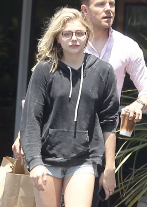 Chloe Moretz in Shorts Out in Los Angeles