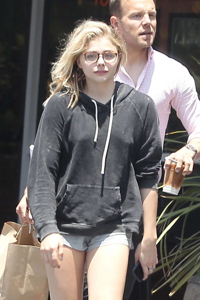 Chloe Moretz in Shorts Out in Los Angeles
