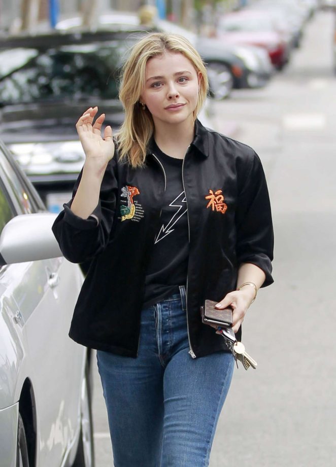 Chloe Moretz - Leaves an office building in West Hollywood