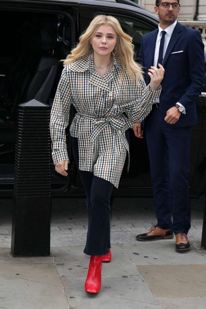 Chloe Moretz -  Out and about in London