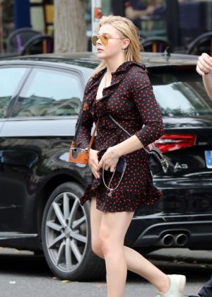 Chloe Moretz - Out and about in Paris