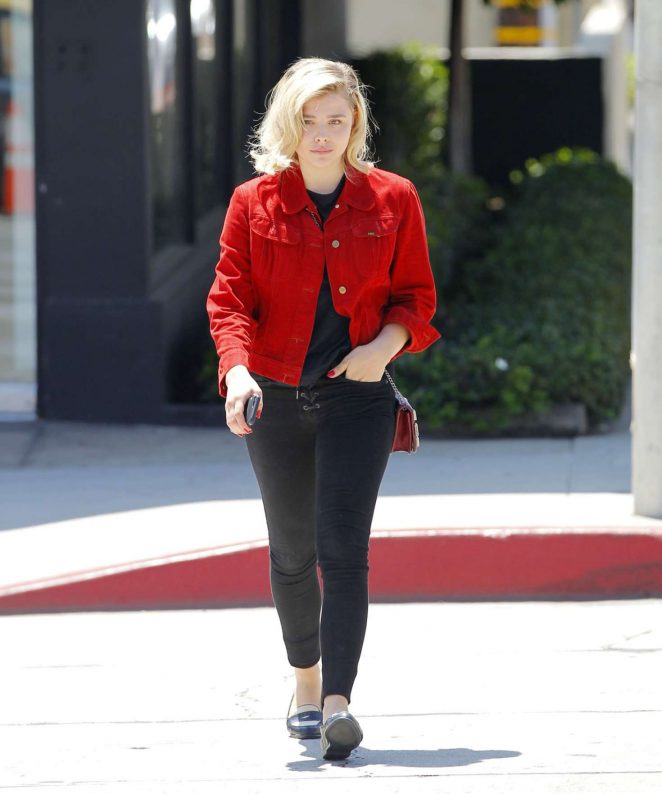 Chloe Moretz out in Beverly Hills