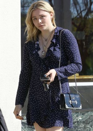 Chloe Moretz - Wearing her favorite dress in West Hollywood