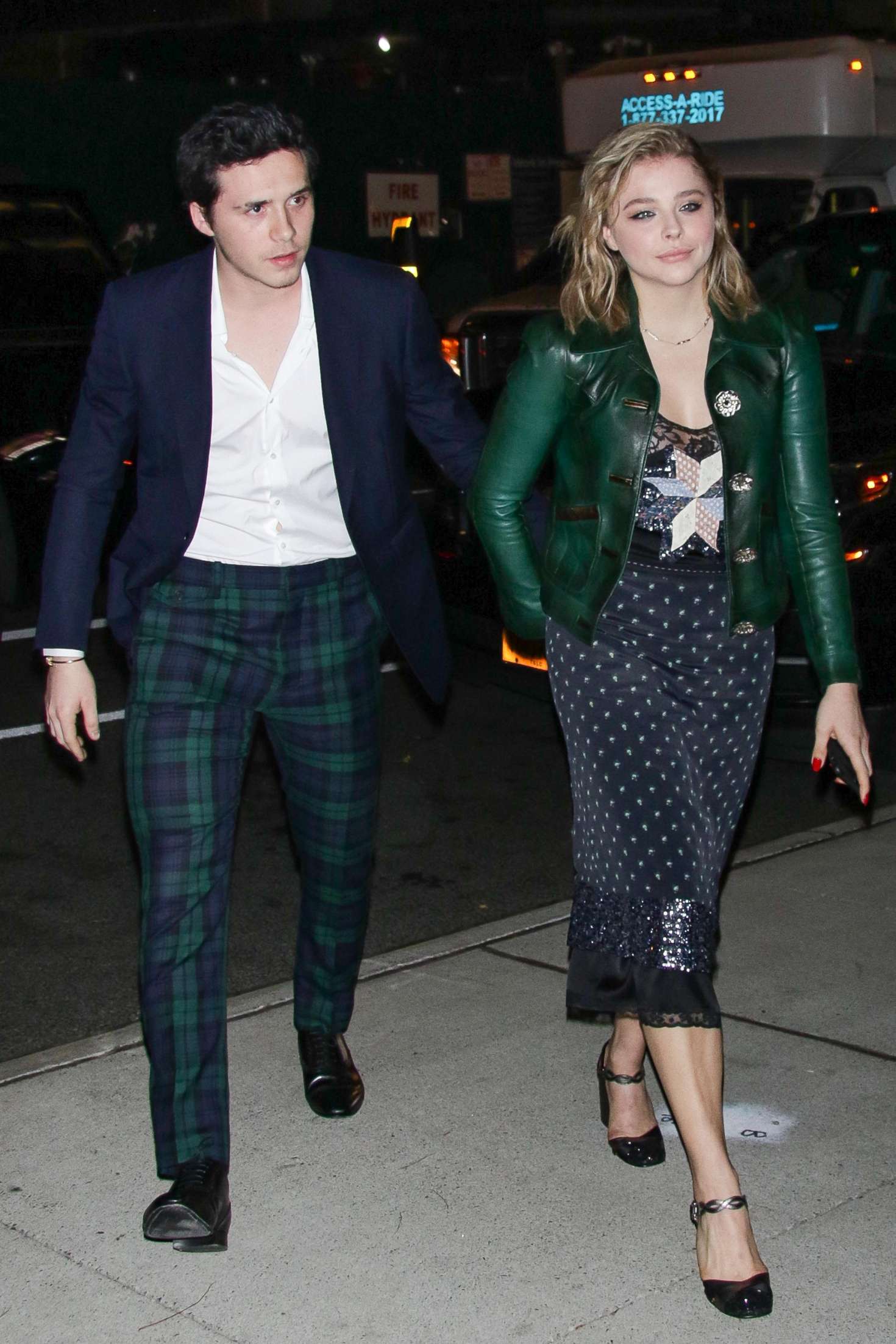 Chloe Moretz with Brooklyn Beckham out in NYC