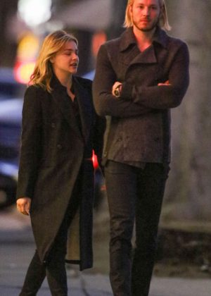 Chloe Moretz with her brother out in Studio City