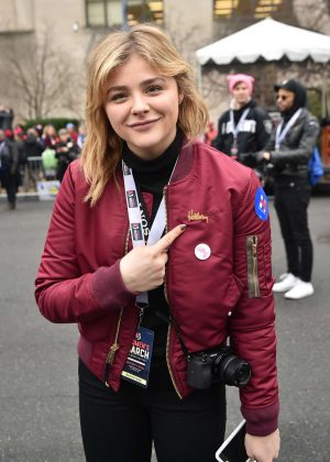 Chloe Moretz - Women's March on Washington