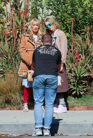 Chloe Sevigny and Kim Gordon - Seen together during a photoshoot in Los Angeles