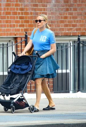 Chloe Sevigny - On a stroll with her son Vanja in New York