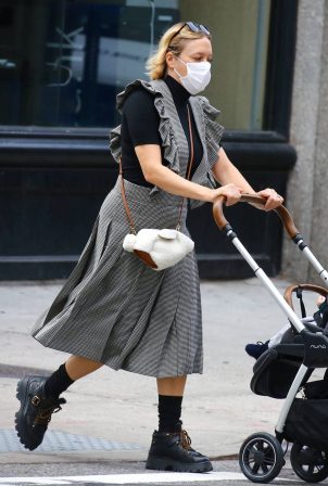 Chloe Sevigny - Out with her baby boy Vanja on Broadway in Noho