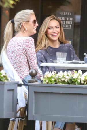 Chrishell Stause - With Emma Hernan seen during lunch in West Hollywood