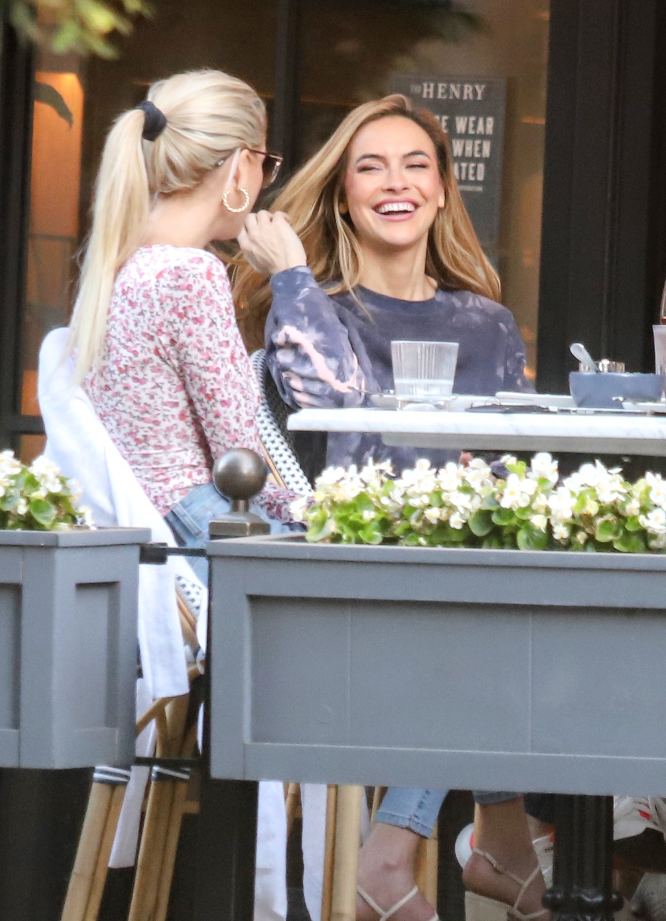 Chrishell Stause 2021 : Chrishell Stause – With Emma Hernan seen during lunch in West Hollywood-08