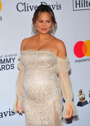 Chrissy Teigen - 2018 Pre-Grammy Gala and Salute to Industry Icons with Clive Davis in NY