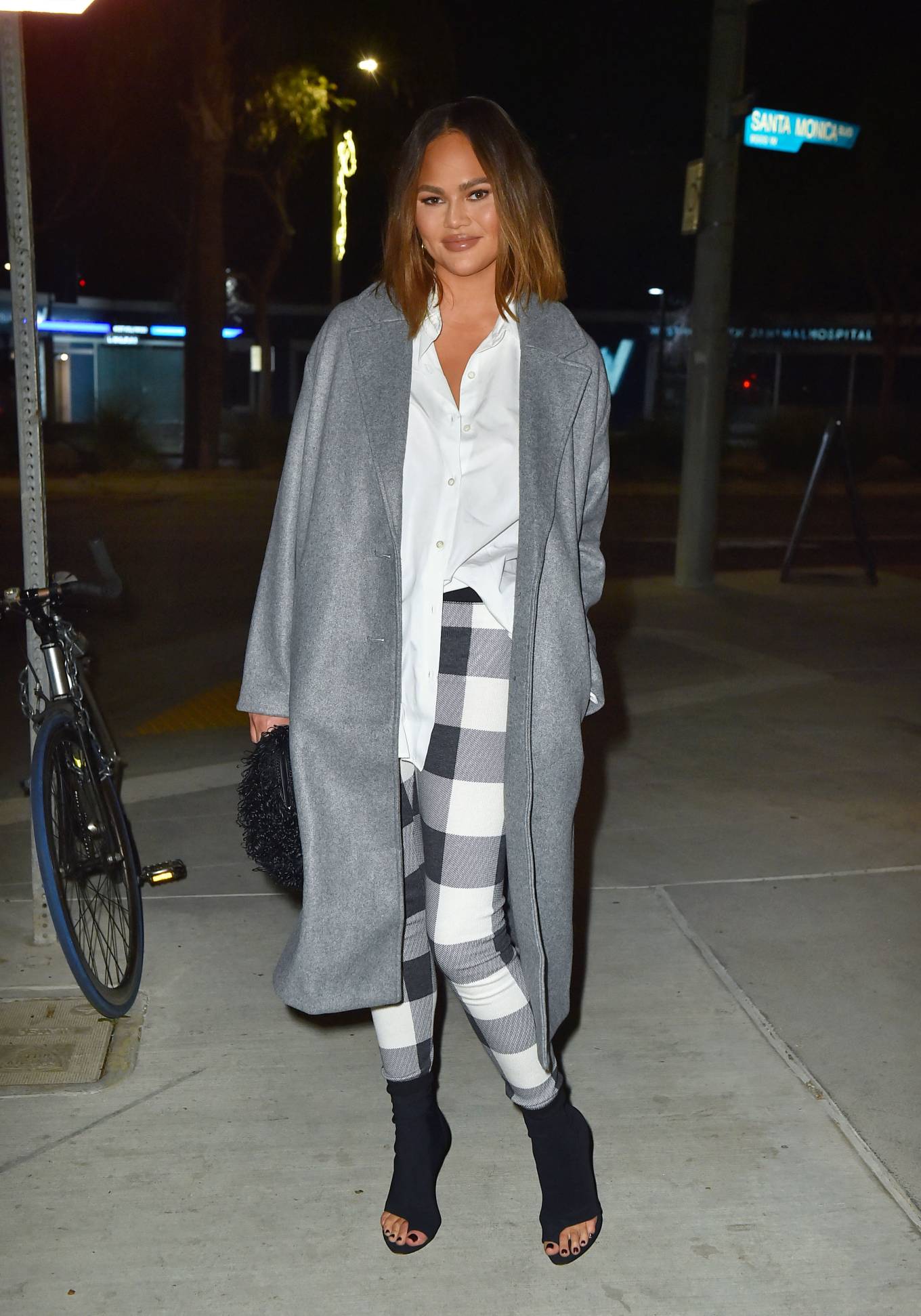 Chrissy Teigen - On a night out in West Hollywood
