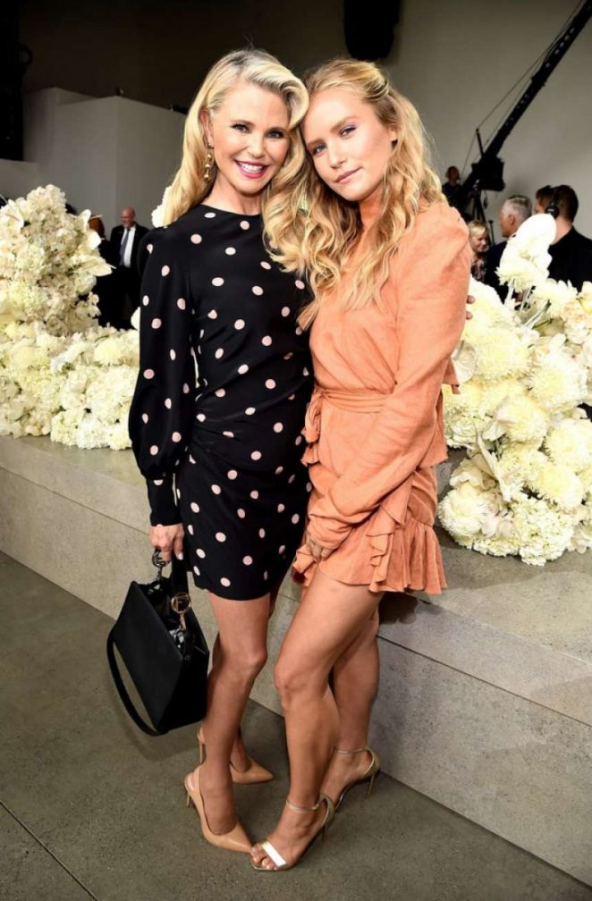 Christie and Sailor Brinkley - Zimmermann Fashion Show in NYC