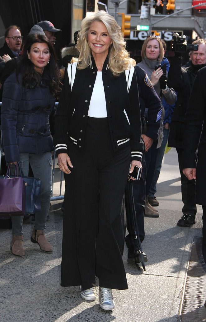 Christie Brinkley - Leaving 'Good Morning America' in New York
