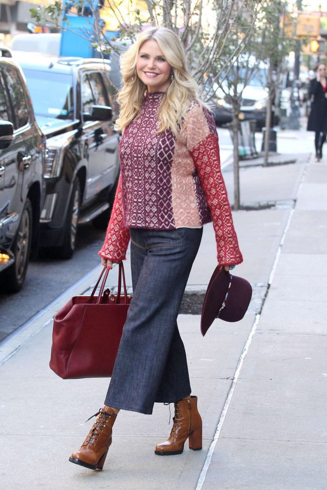 Christie Brinkley out and about in New York