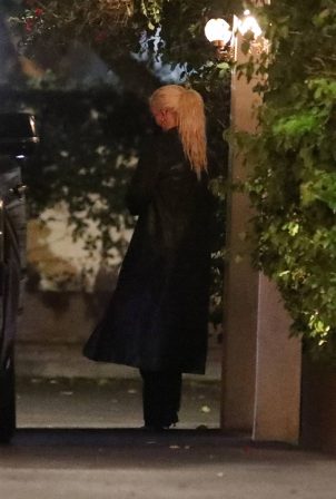 Christina Aguilera - Dines at Ysabel restaurant in West Hollywood